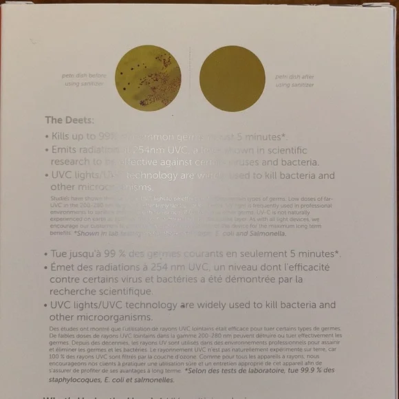 NIB Tech Candy UV sanitizer - Picture 3 of 4